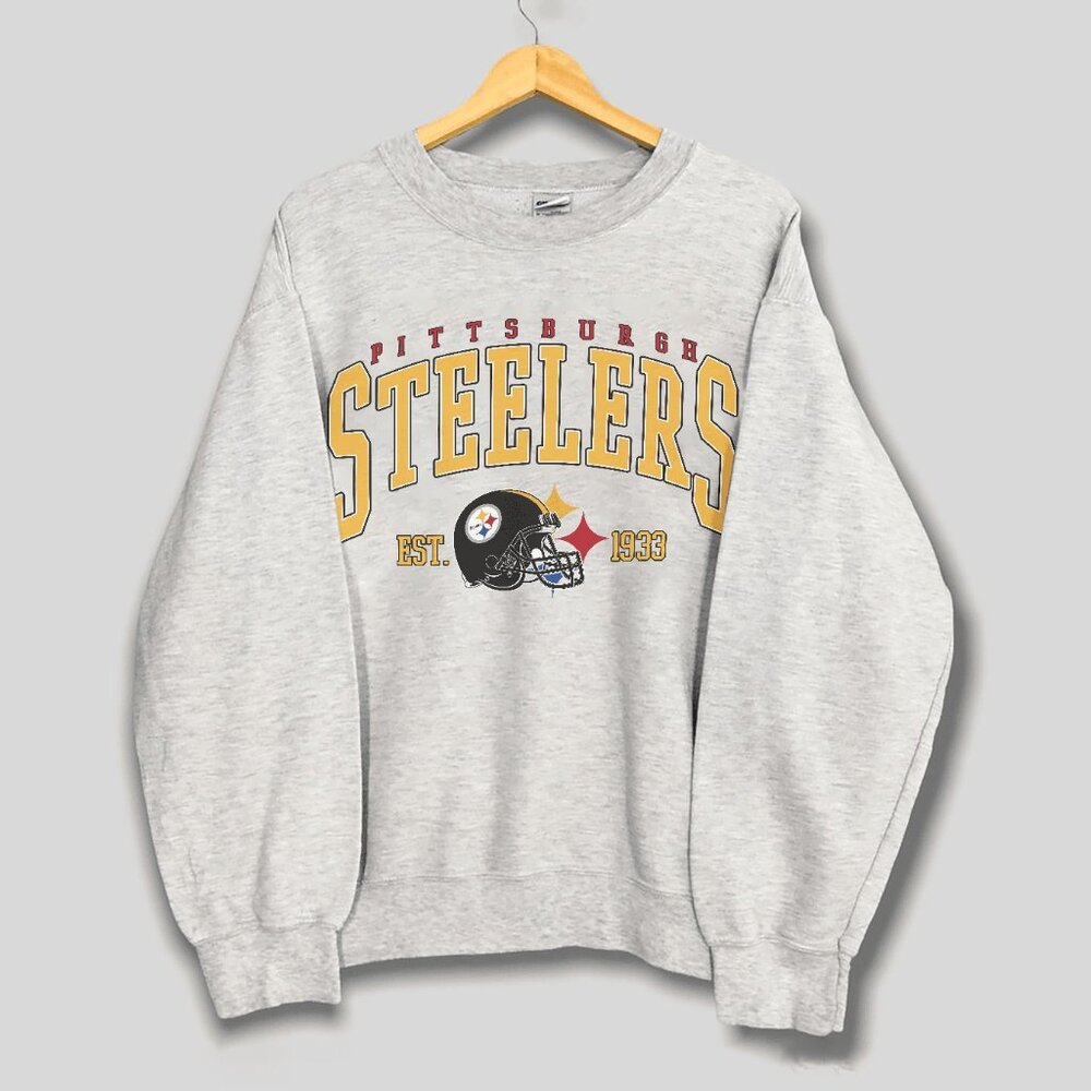 Vintage Pittsburgh Steelers Sweatshirt, Vintage NFL Steelers Football Shirt Tee